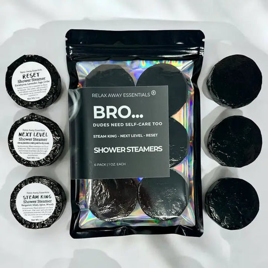 Bro... Dudes Need Self - Care Too Shower Steamers 6 Pack - Unshopables