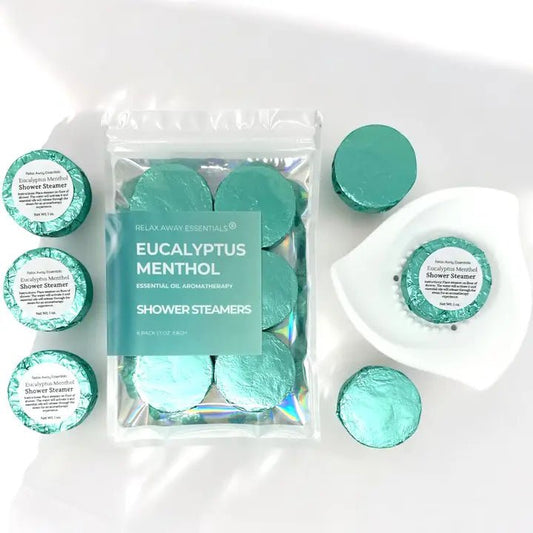 Eucalyptus Menthol Shower Steamers 6 Pack - Made in USA - Unshopables