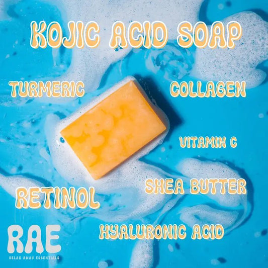 Kojic Acid Bar Soap | Turmeric Brightening Soap - Unshopables