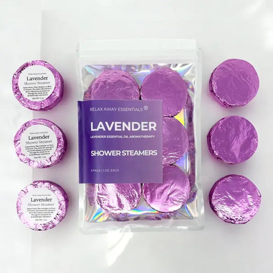 Lavender Shower Steamers 6 Pack - Made in USA - Unshopables