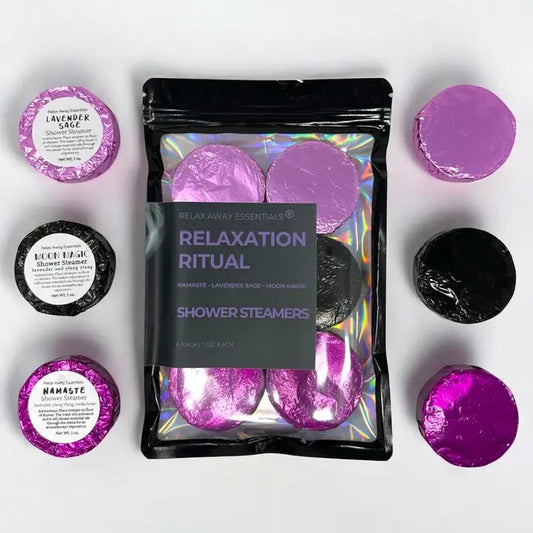 Relaxation Ritual Shower Steamers 6 Pack - Made in USA - Unshopables