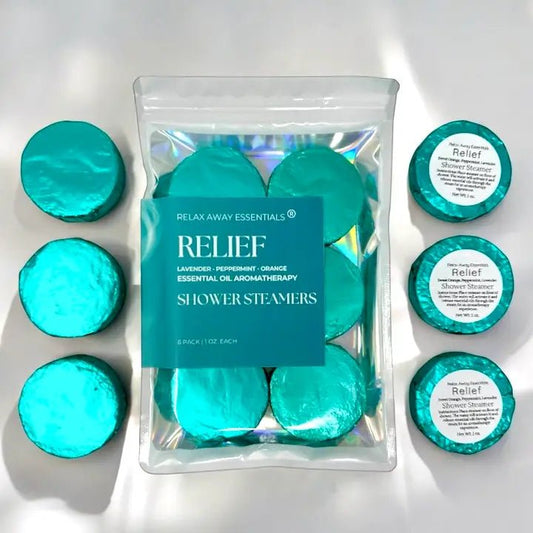 Relief Shower Steamers 6 Pack - Made in USA - Unshopables