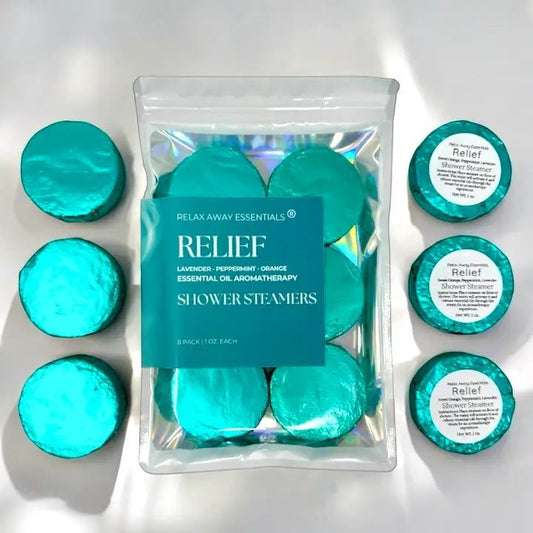 Relief Shower Steamers 6 Pack - Made in USA - Unshopables